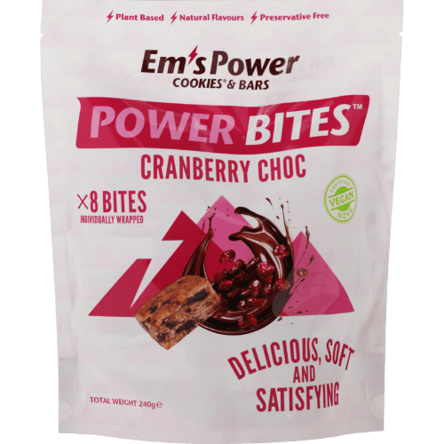 Em's Power Cookies Cranberry Choc Power Bites