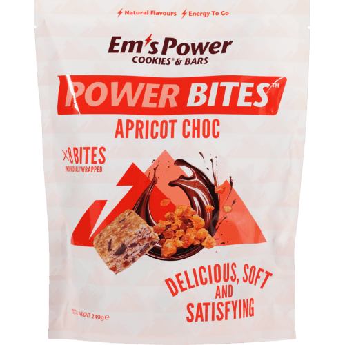 Em's Power Cookies Apricot Choc Power Bites
