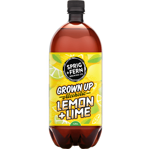 Sprig + Fern Brewing Co. Grown Up Alcoholic Lemonade + Lime
