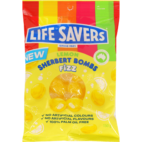 Lifesavers Lemon Fizz Sherbert Bombs