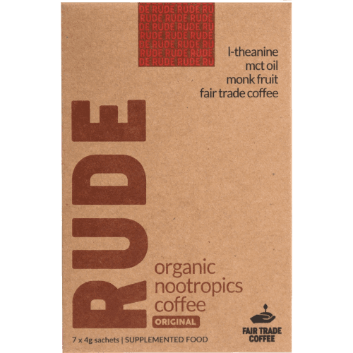 Rude Coffee Organic Nootropics Sweet Coffee