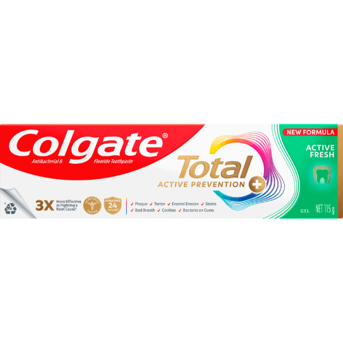 Colgate Total Active Prevention Active Fresh Toothpaste