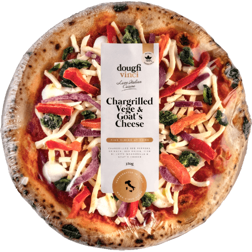 doughvinci Chargrilled Vege & Goats Cheese Pizza