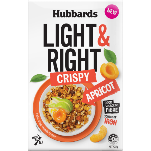 Hubbards Light & Right Crispy Apricot Cereal