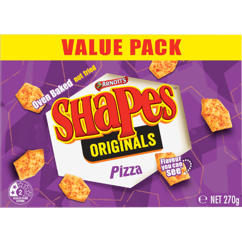 Arnott's Shapes Originals Pizza Crackers