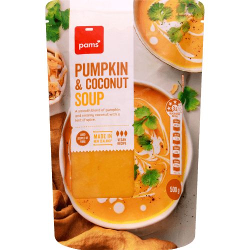 Pams Pumpkin & Coconut Soup