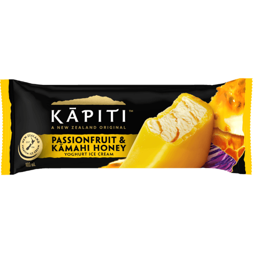 Kapiti Passionfruit & Kamahi Honey Ice Cream
