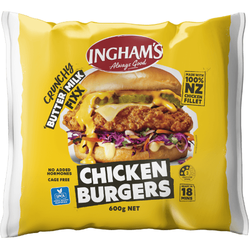 Ingham's Buttermilk Chicken Burgers