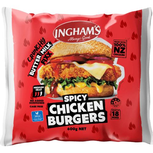 Ingham's Spicy Chicken Burgers