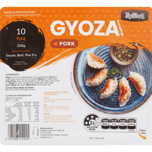 Kwongson Top Fresh Gyoza Pork Dumplings