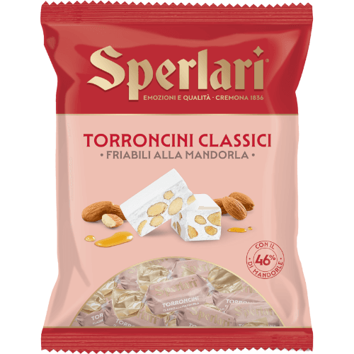 Sperlari Hard Nougat Bites with Almonds