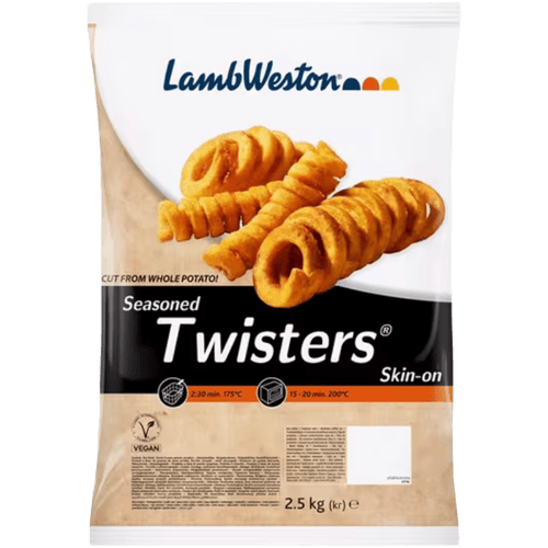 Lamb Weston Seasoned Skin On Euro Twister