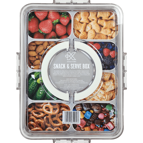 Kates Snack & Serve Box Rectangle With Handle Srt