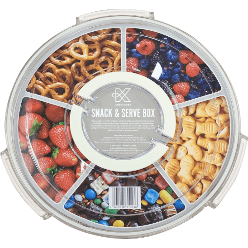 Kates Snack & Serve Box Round With Handles