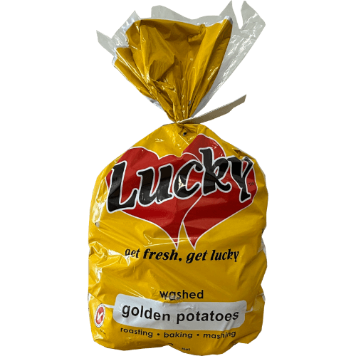 Golden Washed Potatoes