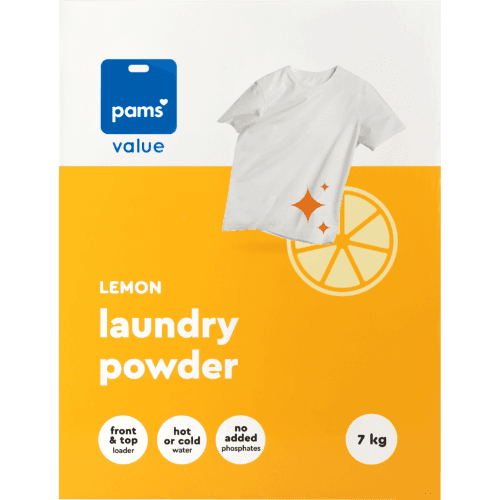 Pams Value Lemon Laundry Powder