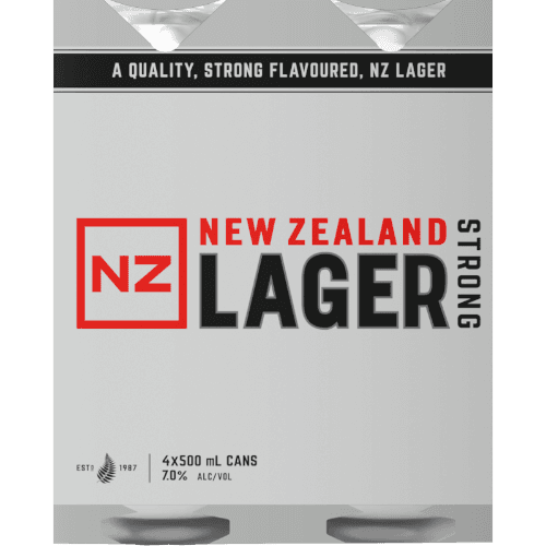 New Zealand Lager Strong Lager 7%