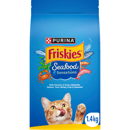 Purina Friskies Adult Seafood Sensations Dry Cat Food