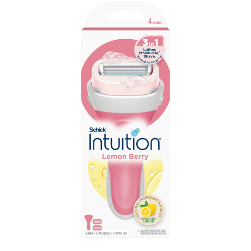 Schick Intuition Lemon Berry + 2 Razor Kit