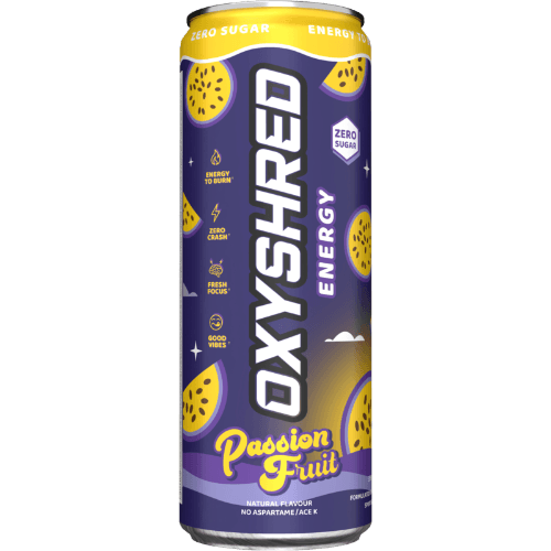 OXYSHRED Passion Fruit Energy Drink