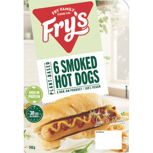 Fry's Plant-Based Vegan Smoked Hot Dogs