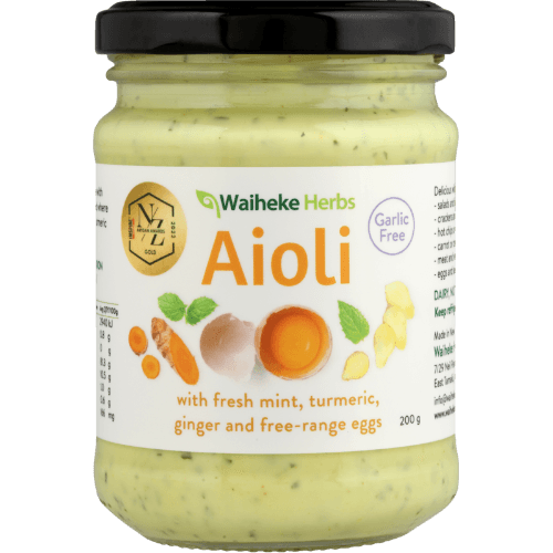 Waiheke Aioli With Fresh Mint & Turmeric