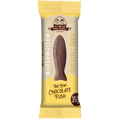 Potter Brothers Pineapple Burst Marshmallow Milk Chocolate Fush