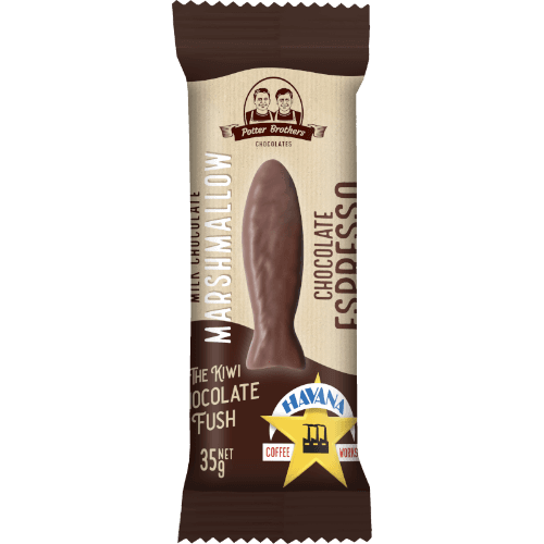 Potter Brothers Havana Espresso Marshmallow Kiwi Milk Chocolate Fush