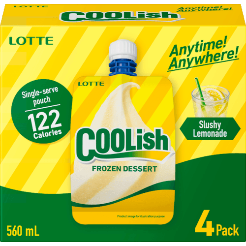 Lotte Slushy Lemonade Coolish Frozen Dessert