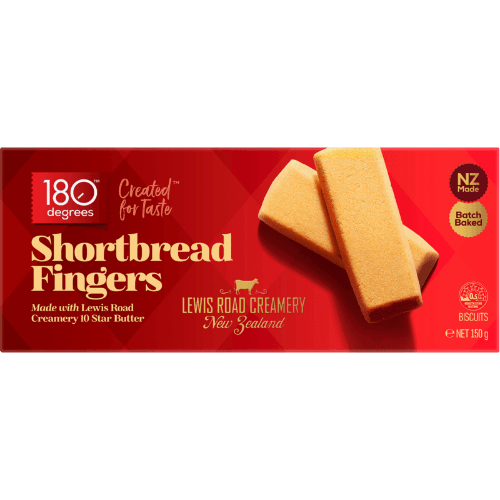 180 Degrees Shortbread Fingers Biscuits