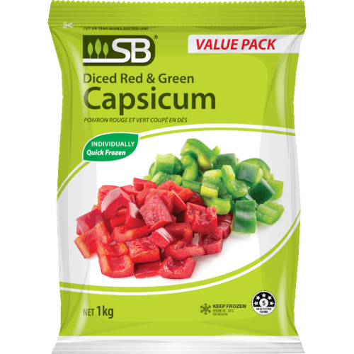 SB Red & Green Diced Capsicum