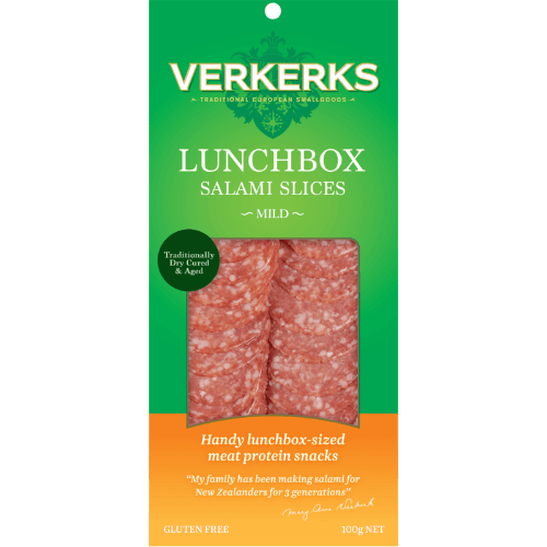 Verkerks Lunchbox Salami Slices 100 g
