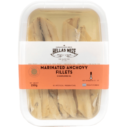 Hellas Meze Marinated Anchovy Fillets