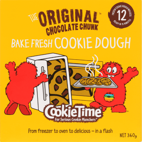 Cookie Time Bake Fresh Original Chocolate Chunk Cookie Dough