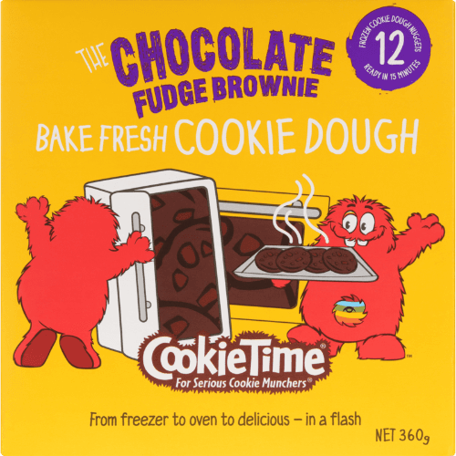 Cookie Time Bake Fresh Fudge Brownie Cookie Dough