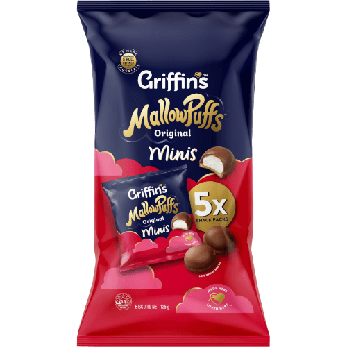 Griffin's Mallowpuffs Minis Original Chocolate Biscuits
