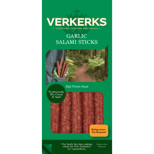 Verkerks Garlic Salami Sticks