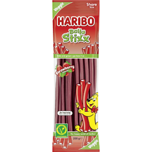 Haribo Strawberry Balla Stixx Confectionery