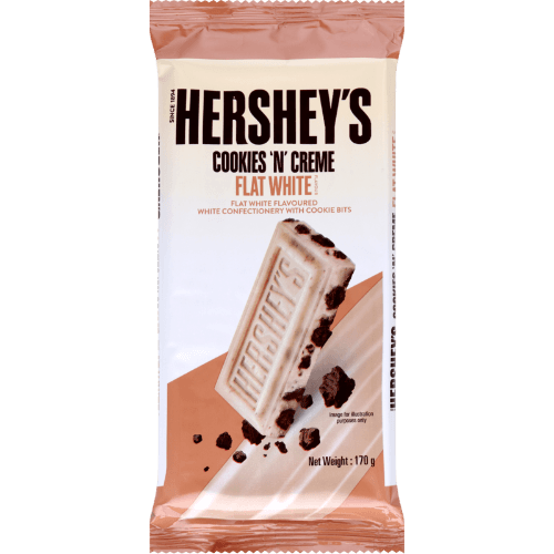 Hershey's Cookies 'N' Creme Flat White Chocolate Block