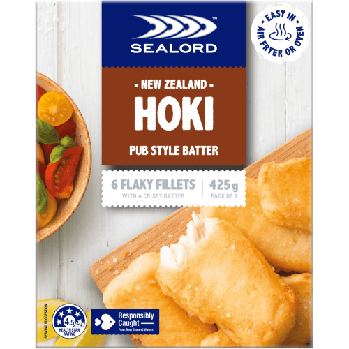 Sealord Hoki Pub Style Batter Flakey Fillets