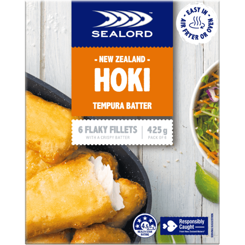 Sealord Hoki Tempura Batter Flakey Fillets