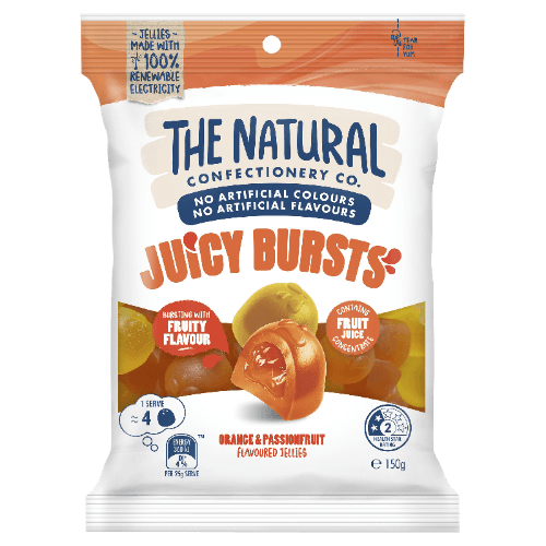 The Natural Confectionery Co. Orange & Passionfruit Juicy Bursts