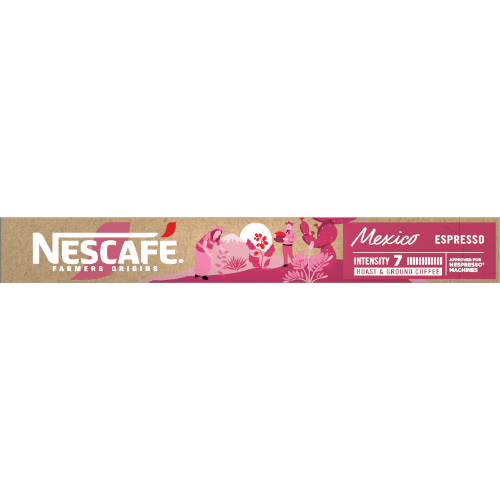 Nescafe Farmers Origins Mexico Nespresso Intensity 7 Compatibles Coffee