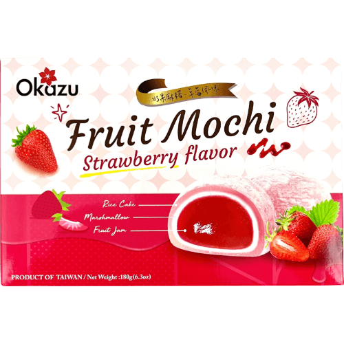 Okazu Strawberry Flavour Fruit Mochi