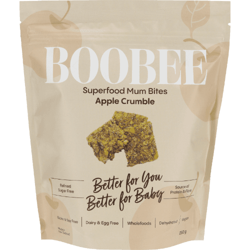 Boobee Apple Crumble Superfood Mum Bites