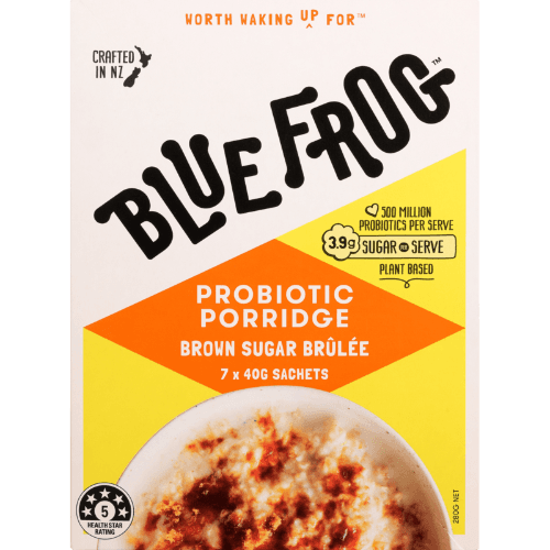Blue Frog Brown Sugar Brulee Probiotic Porridge
