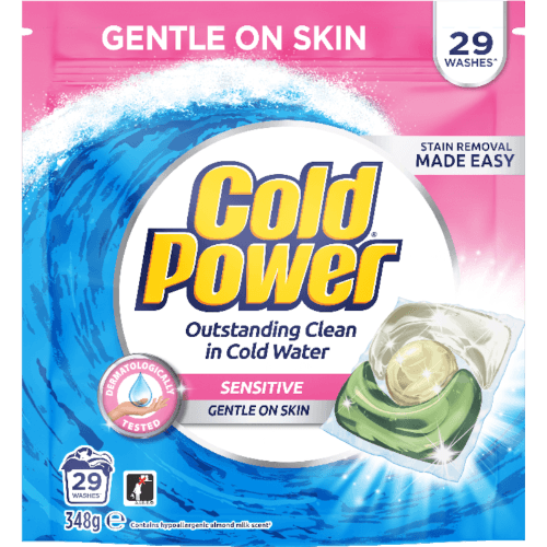 Cold Power Sensitive Ultra Concentrate Liquid Detergent Triple Capsules