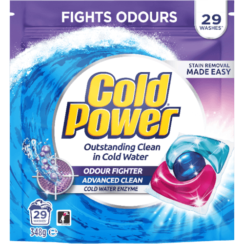 Cold Power Odour Fighter Ultra Concentrate Liquid Detergent Triple Capsules