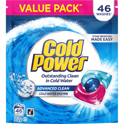 Cold Power Regular Ultra Concentrate Liquid Detergent Triple Capsules