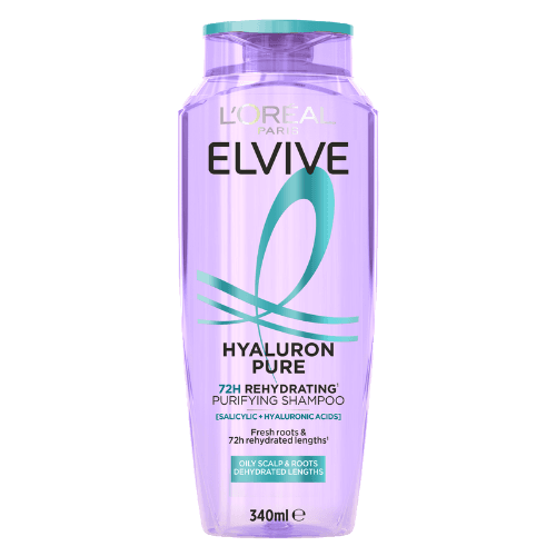 L'Oreal Paris Elvive Hyaluron Pure 72H Rehydrating Purifying Shampoo